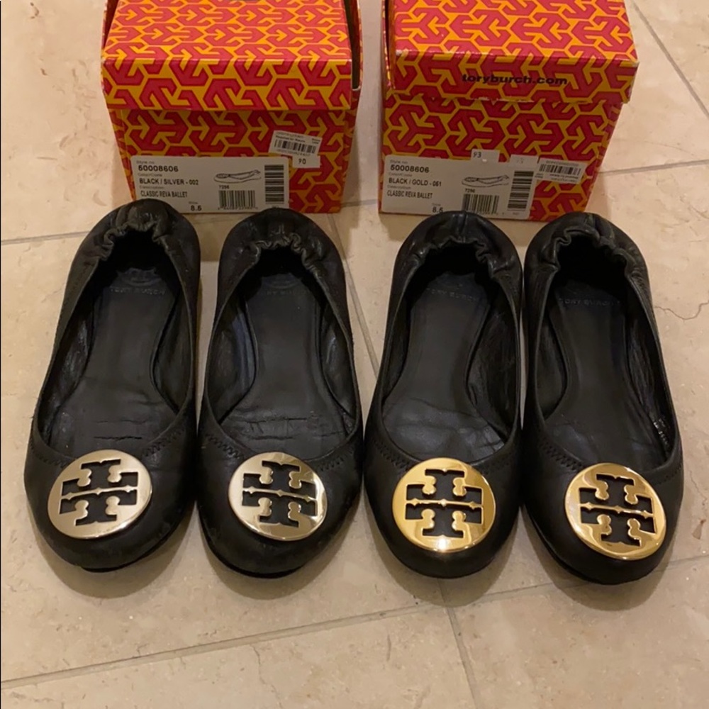 2 pairs of Tory Burch shoes